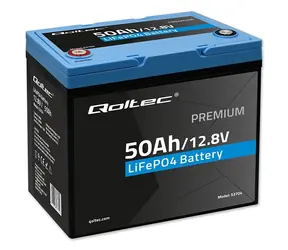 Qoltec LiFePO4 12,8V 50Ah / Akumulátor / 640Wh / BMS