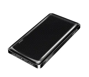 LogiLink PA0316 černá / Powerbank / 10000 mAh / 2x USB-A / 1x USB-C / rychlé nabíjení
