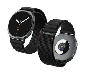 Spigen Fabric Band pro Samsung Galaxy Watch Ultra 2/1 47mm černá / Řemínek / Nylon / Kovová přezka