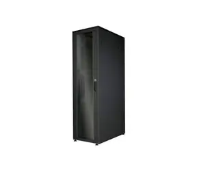 Digitus Unique 26U černá / Rozvaděč / 1342x600x1000 mm / Skleněné dveře / Nosnost 800 kg / IP20