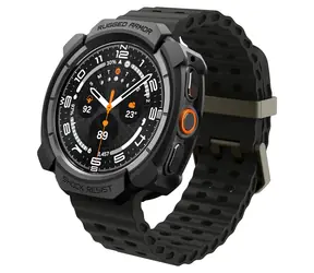 Spigen Rugged Armor matná černá / Ochranný kryt / Samsung Galaxy Watch Ultra 2 47 mm