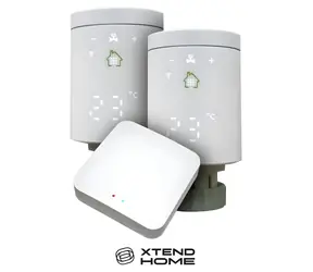 Xtend Home Termostatická hlavice 2ks + Zigbee brána / Termostatická hlavice / Zigbee / Tuya / LED displej