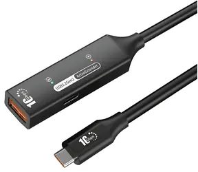 PremiumCord USB 3.2 repeater prodlužovací kabel USB-C F/M / Prodlužovací kabel / 10 Gbps / 5 m