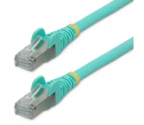 StarTech CAT6a tyrkysová / Síťový kabel / 2 m / RJ-45 / LSZH / 10GbE / PoE++