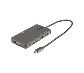 StarTech USB-C Multiport Adaptér / Travel Dock / HDMI 4K 30Hz / VGA / USB 3.0 5Gbps / 100W PD