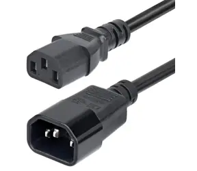 StarTech Prodlužovací napájecí kabel C14-C13 / Napájecí prodlužovací kabel / 4,5 m / 15A / 250V / KEMA-KEUR