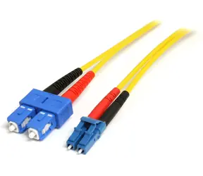 StarTech optický patch kabel SM žlutá / Optický patch kabel / LC-SC / 1 m