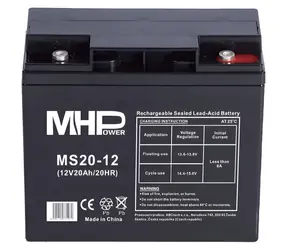 Carspa MHPower MS20-12 / Olověný akumulátor / AGM / 12V / 20Ah / T5