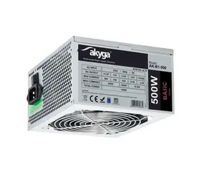 Akyga AK-B1-500 Basic šedá / Zdroj / 500 W / ATX 2.31 / 80+