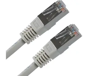 Logo / Patch kabel / Cat5e / FTP / 15 m / šedá