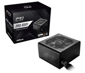 ASRock PRO-850B černá / Zdroj ATX / 850 W / 80 PLUS Bronze / ATX 3.1 / 120 mm