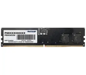 Patriot Signature 8GB (1x8GB) 5600MHz / DIMM / DDR5 / CL46 / On-Die ECC / Unbuffered / 1,1V