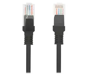 Lanberg UTP CAT5E 20m černá / Patch kabel / RJ45-RJ45 / Fluke Passed