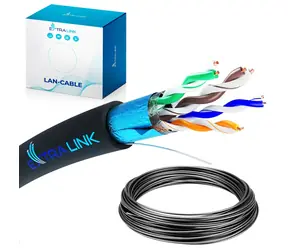 Extralink CAT5E / Síťový kabel / FTP / venkovní / 50 m / PoE