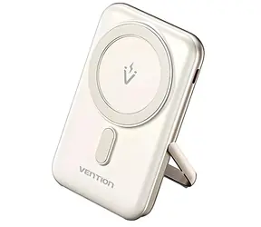 Vention FHNW0 bílá / Powerbanka / 10000 mAh / MagSafe / Bezdrátové nabíjení 20 W / USB-C PD