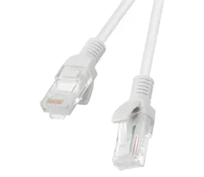 Lanberg UTP CAT.5E 15m šedý / Patch kabel / RJ45-RJ45 / CCA / Fluke Passed