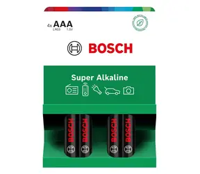 Bosch LR03SA4B/00 / Baterie / AAA (LR03) / Alkalická / 4 ks