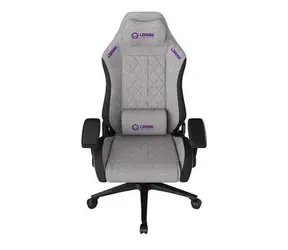 Lorgar CHA41 šedá / Herní židle / ergonomická / prošívaná látka odolná skvrnám