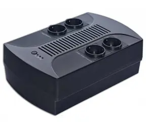 Eurocase EA200plus 650VA / Záložní zdroj UPS / Line-interactive / 390W / 4x zásuvka / sinus