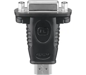 Goobay 68098 černá / Redukce / DVI-D(M) - HDMI(F) / video