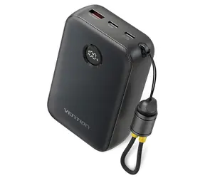 Vention Powerbanka 20000 mAh černá / Powerbanka / 2x USB-C / 1x USB-A
