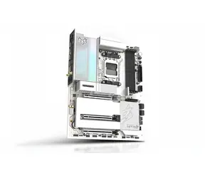 Sapphire NITRO+ X870EA WIFI7 Polar bílá/černá / Základní deska / X870E / 4x DDR5 / PCIe x16 Gen5 / Wi-Fi 7 / ATX