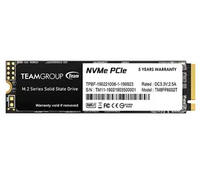 TeamGroup MP33 512GB / SSD / M.2 2280 / PCIe Gen3 x4 NVMe / R: 1700 MB/s / W: 1400 MB/s
