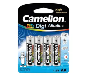 Camelion Digi Alkaline AA (LR06) / Alkalická baterie / 1,5V / 4ks