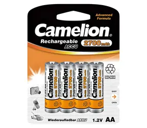 Camelion AA (R06) 2700 mAh, 4 ks / Nabíjecí baterie / Ni-MH / 1,2 V