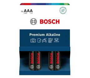 Bosch LR03PA4B/00 Premium Alkaline / Alkalická baterie / AAA / 4 ks