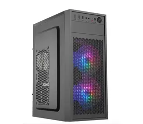 EUROCASE ML N6-530B černá / Skříň / ATX / 2x USB-A 3.0 / 2x 120mm ARGB fan / bez zdroje