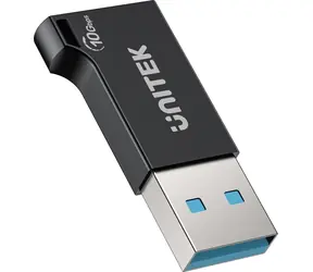 Unitek A1049ABK01 černá / Adaptér / USB-A (M) - USB-C (F)