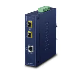 PLANET IGT-1205AT / Konvertor / RJ-45 10/100/1000 - 2x SFP 100/1000X / IP30 / DIN lišta / -40 až 75 °C