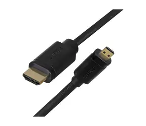 Unitek Micro HDMI - HDMI kabel černý / Kabel / HDMI 2.0 / 60Hz / 2 m