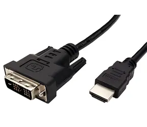 OEM kabel DVI-D(M) - HDMI(M) / Kabel / 3 m / Zlacené konektory / černý
