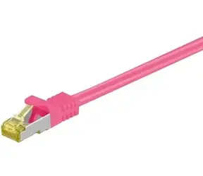 Goobay Patch kabel SFTP m.Cat7 3m růžová / LSZH