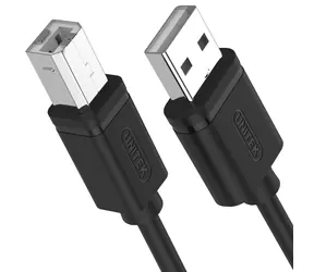 Unitek Y-C421GBK černá / Kabel USB-A - USB-B / USB 2.0 / 5 m