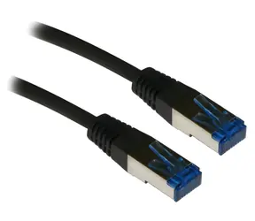 XtendLan SFTP CAT6A 3m černá / Patch kabel / RJ45-RJ45 / 10 Gbit/s