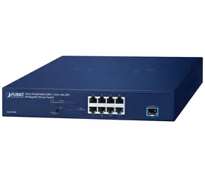 Planet switch 8x 1Gb/2,5Gb + SFP+ 10Gb / Switch / VLAN / bez ventilátoru
