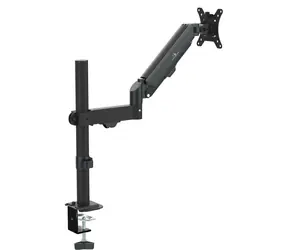 Maclean MC-135 černá / Stolní držák monitoru / 17-32" / VESA 75x75-100x100 / nosnost 10 kg / plynová vzpěra