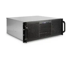 Inter-Tech IPC 4U-40240 černá, šedá / Serverová skříň / Rack 4U / ATX / 11x 3,5" / 4x 2,5"
