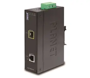 Planet IP30 Gigabit media konvertor / Media konvertor / RJ-45 na SFP / 10/100/1000 Mb/s / DIN lišta / IP30