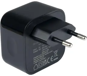 Inter-Tech PD-2036 černá / Nabíječka / 2x USB-C / 36W / PD