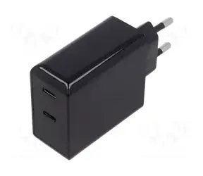 Goobay Duální USB-C nabíječka 36W černá / Nabíječka / Power Delivery / 2x USB-C