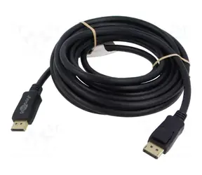 Goobay DisplayPort 2.0/2.1 5m černá / Kabel / 8K/120Hz / 40 Gbit/s / HDCP 2.2