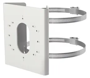 Hikvision DS-1275ZJ-S-SUS / Adaptér na sloup / Nerezová ocel / Průměr sloupu 67-127 mm / Nosnost 10 kg