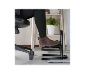 LogiLink EO0007 černá / Opěrka nohou / nastavitelná výška / nosnost 25 kg