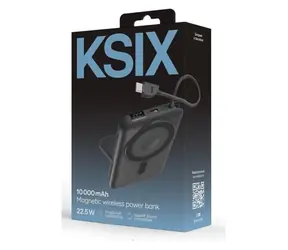 KSIX Power Pulse šedá / Power Bank / 10000mAh