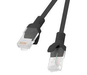 Lanberg černá / Patch kabel UTP / Cat6 / 1,5 m / 10 ks / Fluke Passed