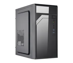 EUROCASE ML M6-590B černá / Skříň / Micro Tower / 2x USB 3.0 + 1x USB-C / bez zdroje